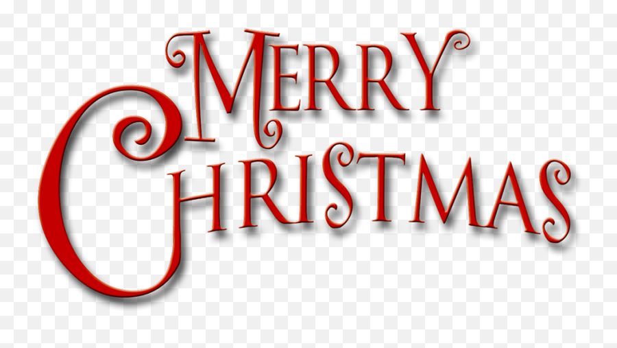 Christmas Text Transparent Png - Merry Christmas Png Text Hd,Merry Christmas Text Png