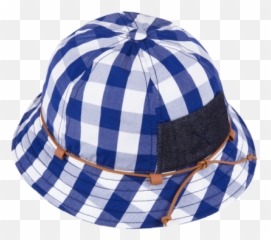 Bucket Hat Blue Vichy U0026 Denim - Fedora Png,Bucket Hat Png