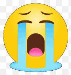Crying Emoji Gif - Sad Discover u0026 Share GIFs Transparent Gif png