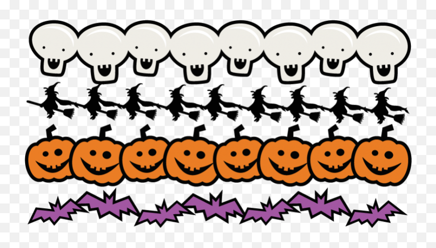 Svg Files For Cutting - Cute Halloween Border Transparent Halloween Border Svg Png,Cute Border Png