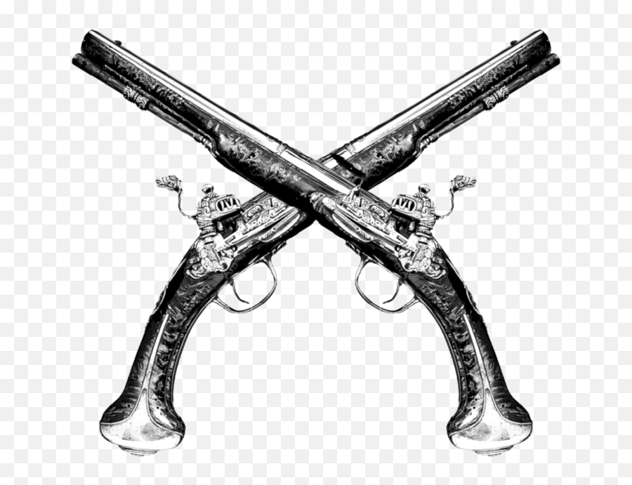 Vintage Guns Png Transparent Cartoon - Jingfm Drawing Old Gun Png,Guns Png