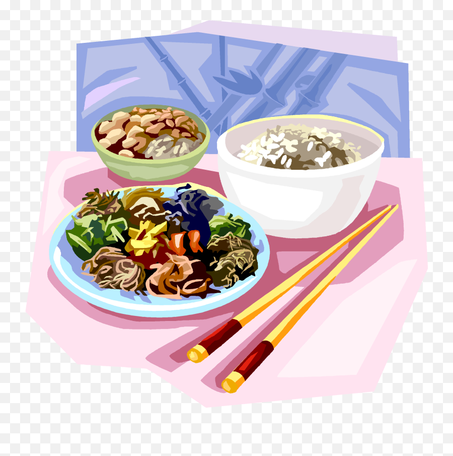 Noodles Clipart Dinner Chinese - Food Png Download Full Asian Clip Art,Noodles Png