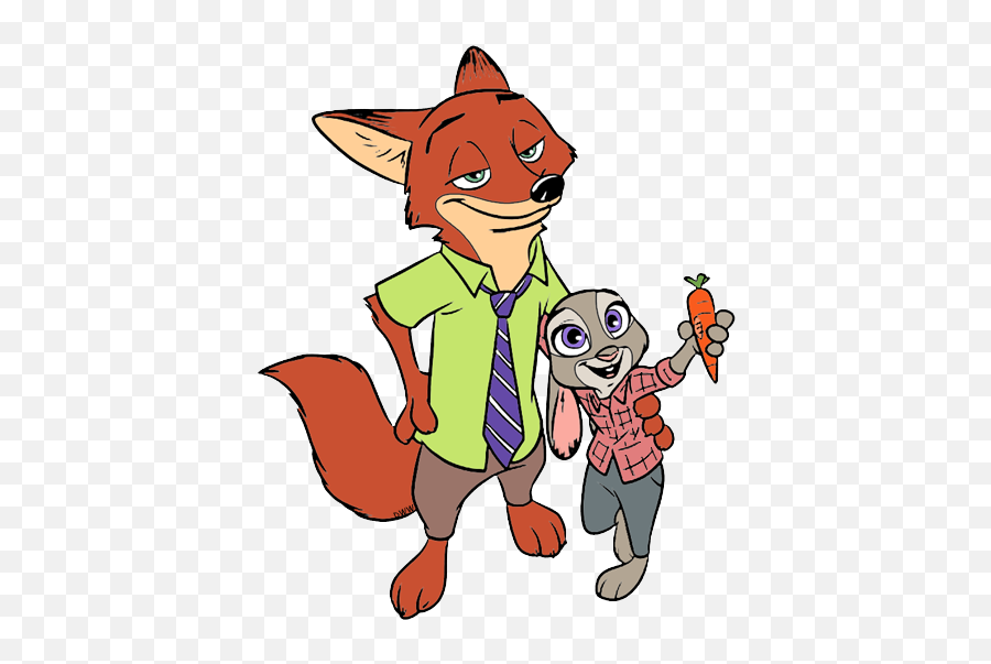 Library Of Nick And Judy Jpg Freeuse Download Png Files - Zootopia Clipart,Zootopia Png