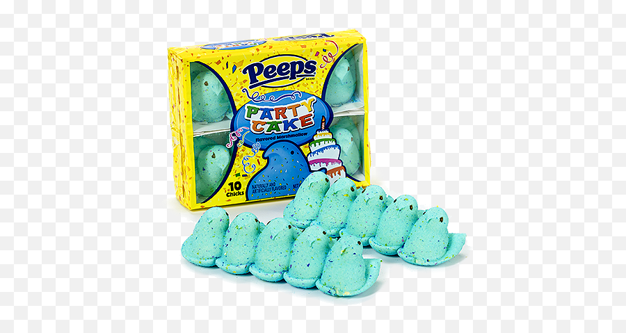 Download Peeps Party Cake Marshmallow Chicks 10 Pack For - Peeps Flavours Party Cake Png,Peeps Png