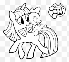 Twilight Sparkle Coloring Page - Coloringcrewcom Little Pony Sheets png