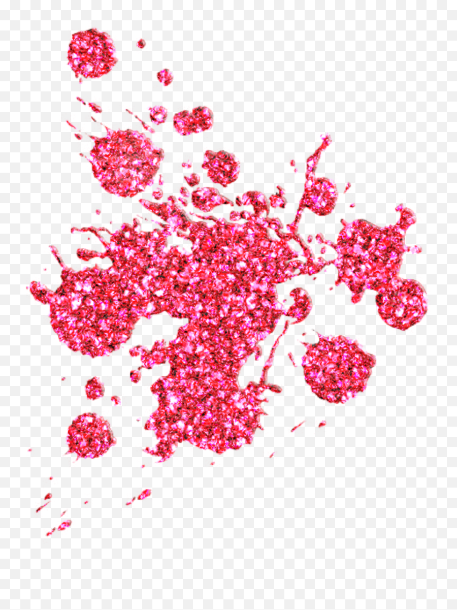 Download Hd Red Sparkle Png - Pink Glitter Splats Png,Red Glitter Png