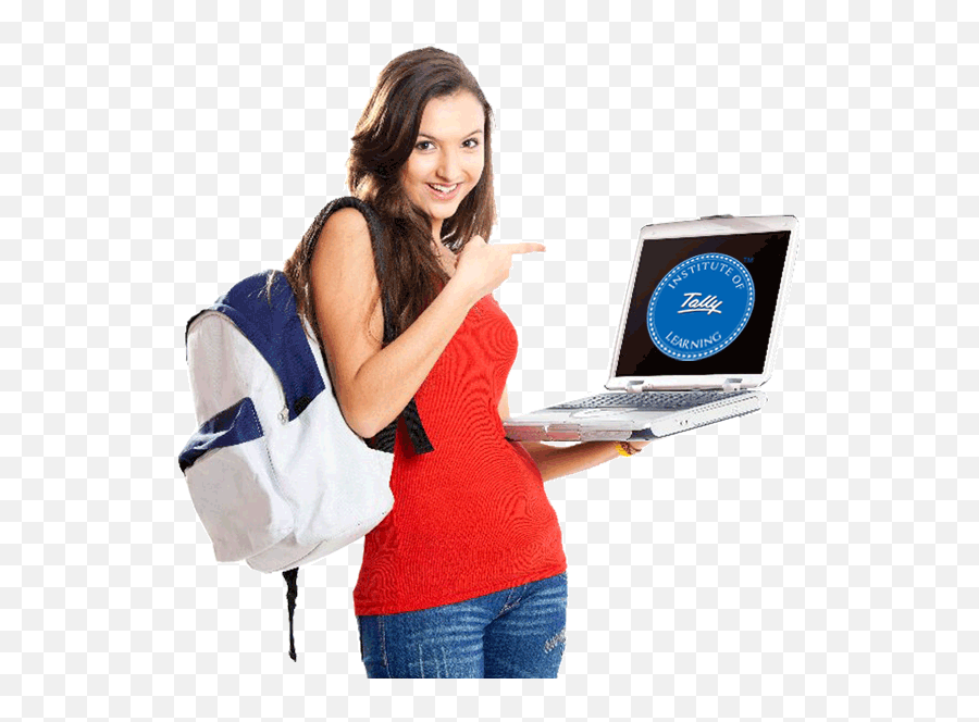 Download Female Student Png Image - Indian College Students Indian Student With Laptop,College Student Png