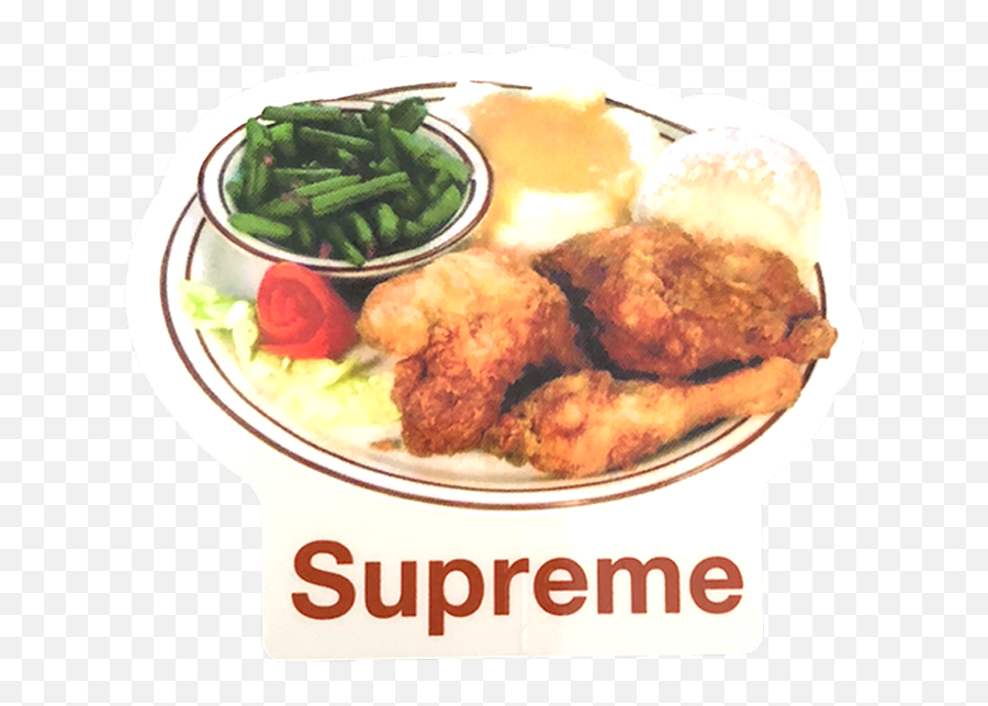 Supreme Chicken Dinner Sticker - Supreme Chicken Dinner Sticker Png,Chicken Dinner Png
