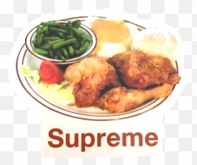 Supreme Chicken Dinner Sticker - png