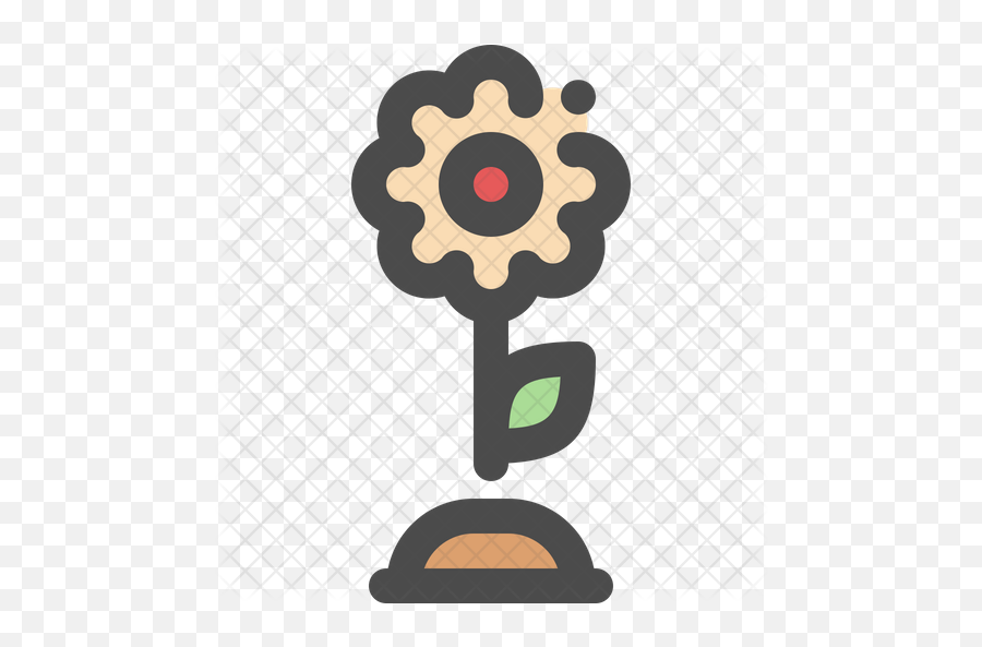 Flower Plant Icon - Floral Design Png,Flower Plant Png