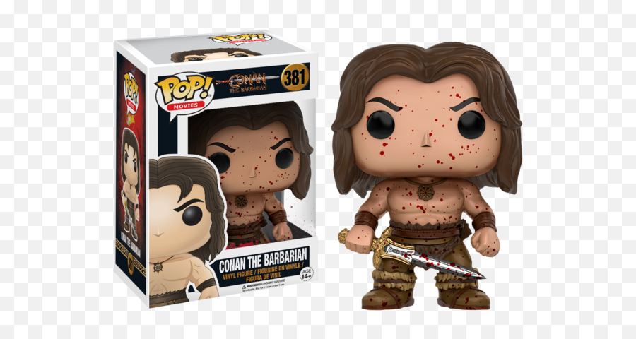 Funko Pop Conan The Barbarian - Bloody Conan 381 Conan Funko Pop Png,Barbarian Png