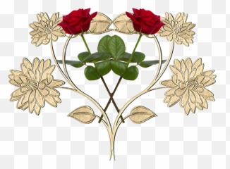 Heart Metal Gold - Free image on Pixabay Flower png