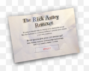 Astley - Horizontal Png,Rick Astley Png