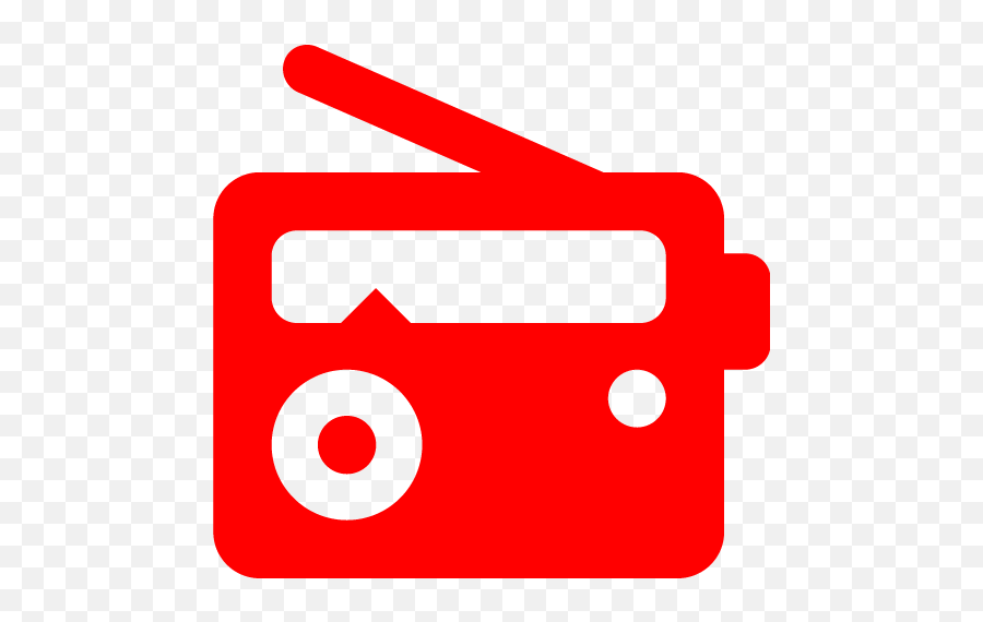Red Radio 4 Icon - Red Radio Logo Png,Radio Icon Png