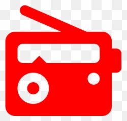 Red Radio 4 Icon - Logo Png