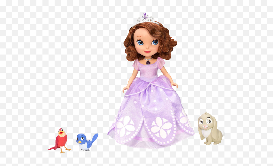 Disney Sofia The First Talking And Animal Friends - Doll Sofia The First Toys Png,Sofia The First Logo