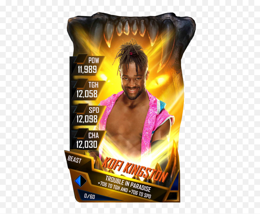 Kofi Kingston - Wwe Supercard Season 1 Debut Wwe Wwe Liv Morgan T Shirt Png,Kofi Kingston Png