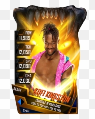 Kofi Kingston - Wwe Supercard Season 1 Debut Wwe Wwe Liv Morgan T Shirt Png,Kofi Kingston Png