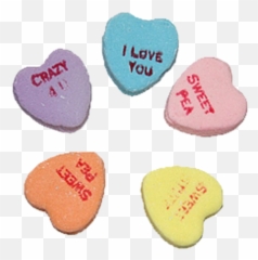 Candy Hearts Png Transparent Free For - Hearts Background