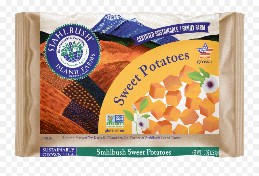 Sweet Potatoes - Stahlbush Island Farms Diced Sweet Potato Png,Sweet Potato Png