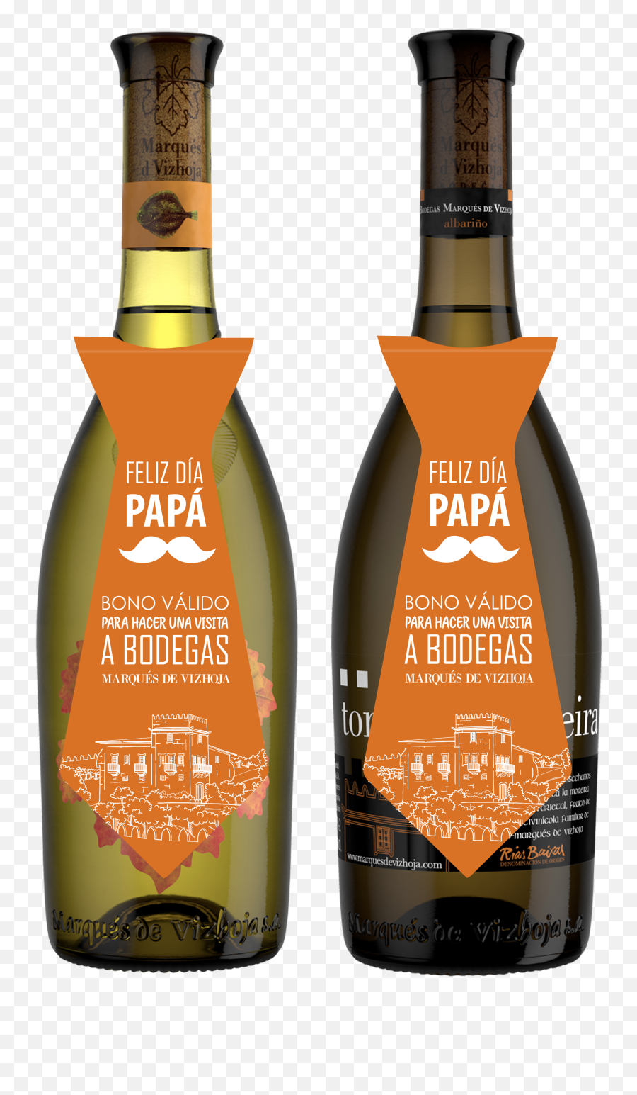 Simulación Botella Día Del Padre - Bodegas Marqués De Vizhoja Marques De Vizhoja Precio Png,Feliz Dia Del Padre Png