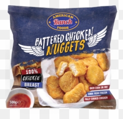Battered Chicken Nuggets 500g - American Ranch Chicken Nuggets Png,Chicken Nugget Transparent