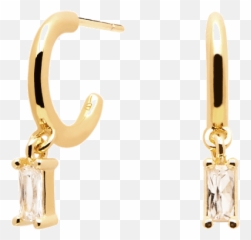 Alia Gold Earrings Salma Png Ali - a Png