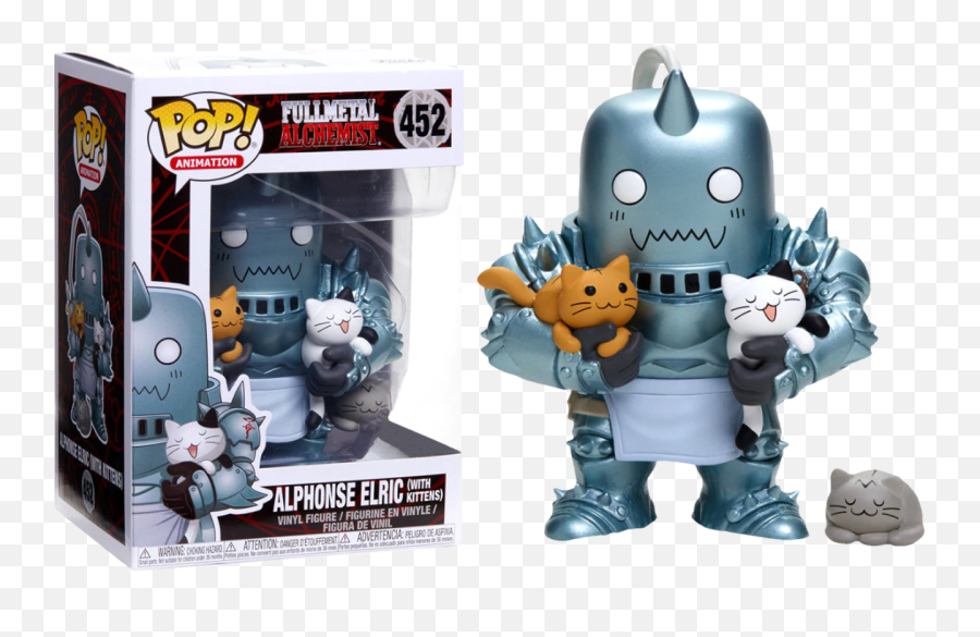 Fullmetal Alchemist - Alphonse Elric With Kittens Pop Vinyl Figure Funko Pop Fullmetal Alchemist Png,Edward Elric Png