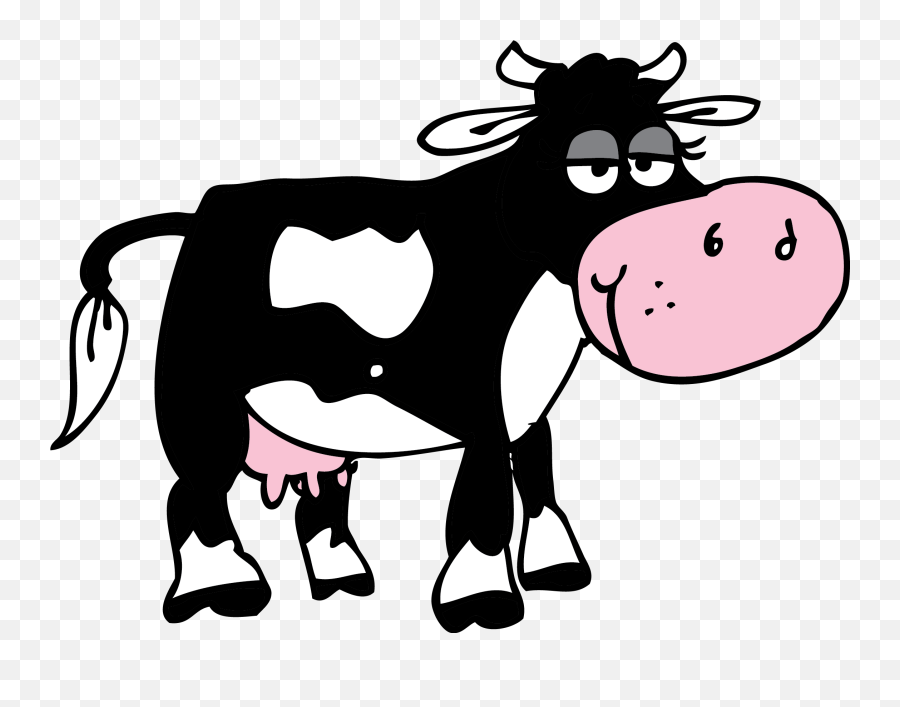 Clipart Grass Cow Transparent Free For - Cartoon Cow Png Transparent,Cow Transparent