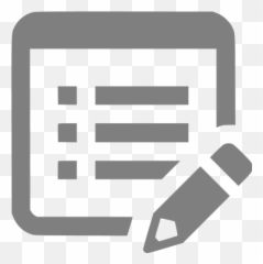 Gray Edit Property Icon - Free gray icons Edit Icon Png Blue