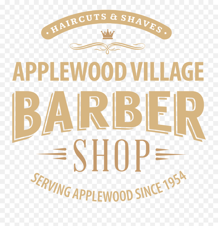 Applewood Village Barbershop - Language Png,Barber Logo Png
