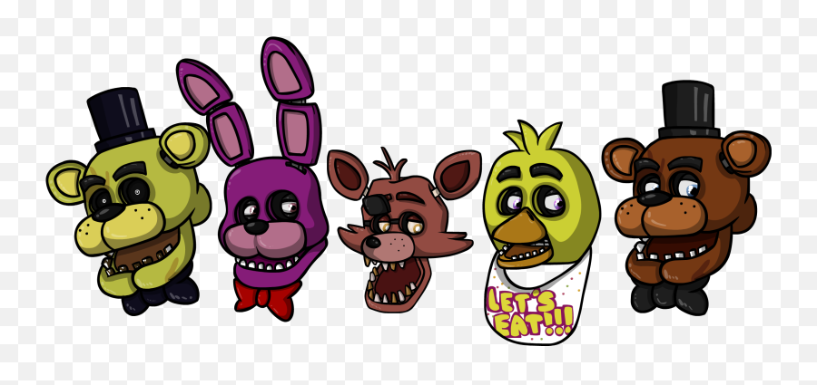 FNaF transparent background PNG cliparts free download