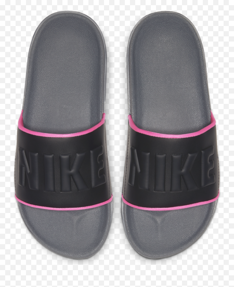 Nike Slide - Women Nike Offcourt Slides Black And Pink Png,Icon Clash Shorts