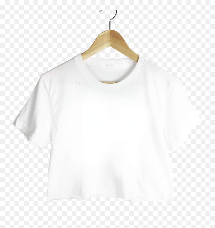 White Crop Top - Blouse Png,White T Shirt Transparent
