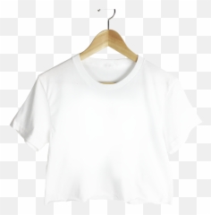 White Crop Top - Blouse Png,White T Shirt Transparent