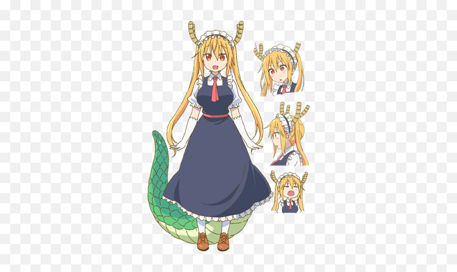 Miss Kobayashiu0027s Dragon Maid - Kobayashi Household Kobayashi Dragon Maid Characters Png,Kanna Kamui Png