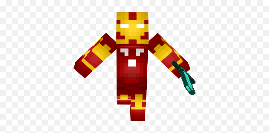 Iron Man Minecraft Skin - Fictional Character Png,Iron Man Icon Pack