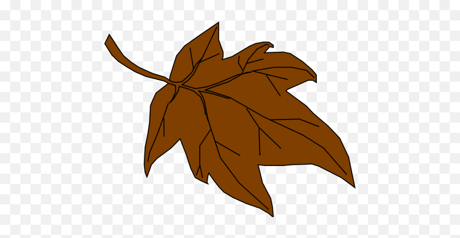 Brown Autumn Leaf Png Svg Clip Art For Web - Download Clip Brown Leaf Clipart Png,Autumn Icon