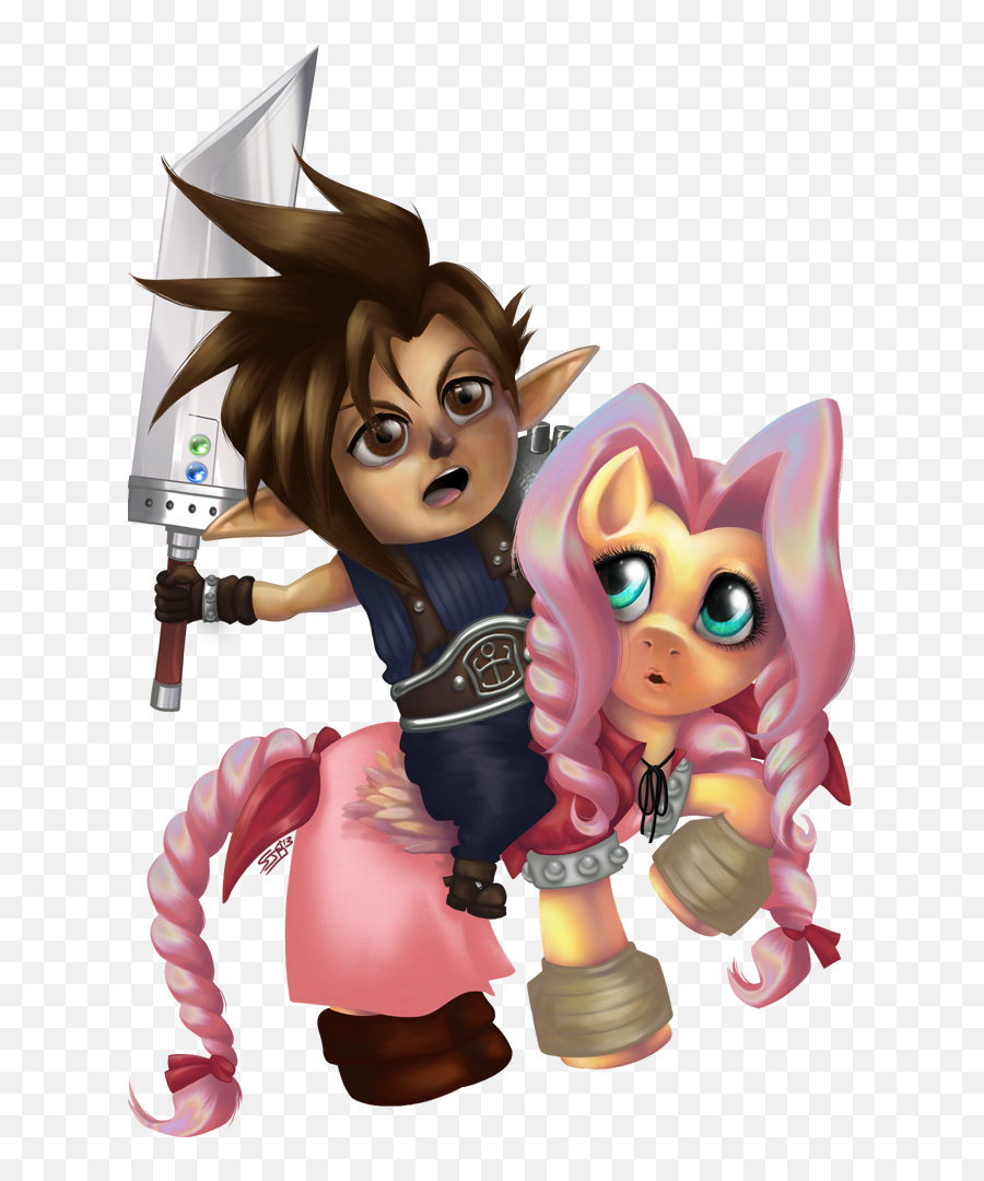 Download Free Gainsborough Aerith Transparent Image Hq - Fictional Character Png,Fluttershy Icon