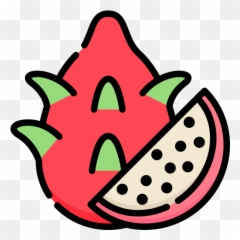 Dragon Fruit - Free farming and gardening icons Fruits Icon Logo Png