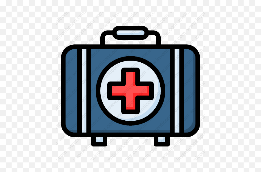 Download First Aid Kit Vector Icon Inventicons - Cartoon First Aid Kit Transparent Background Png,First Aid Kit Icon