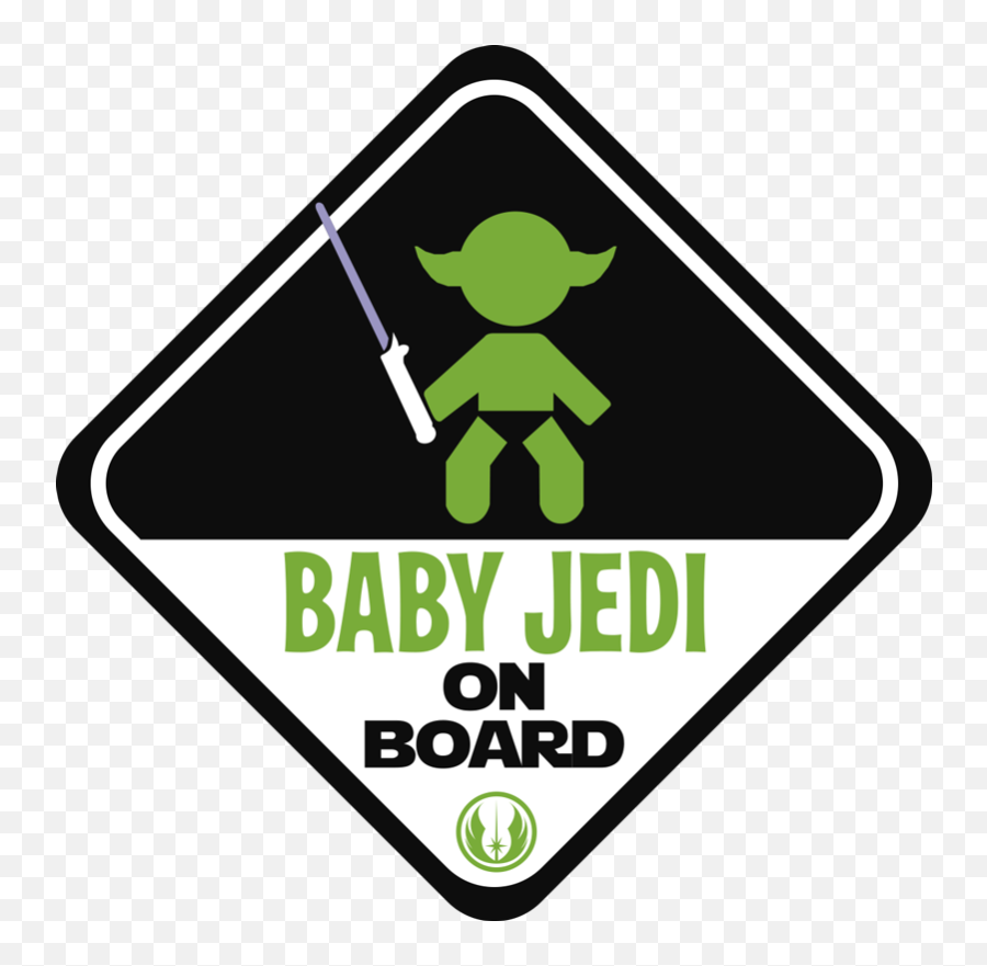 Jedi Baby - Autocolantes De Carro Bebé A Bordo Star Wars Png,Jedi Logo Png