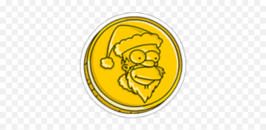 Santa Coins The Simpsons Tapped Out Wiki Fandom - Happy Png,Santa In Crown Icon Transparent
