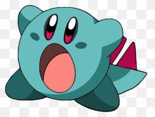 Totodile Kirby By Lelakaramela - Cartoon Png,Totodile Png