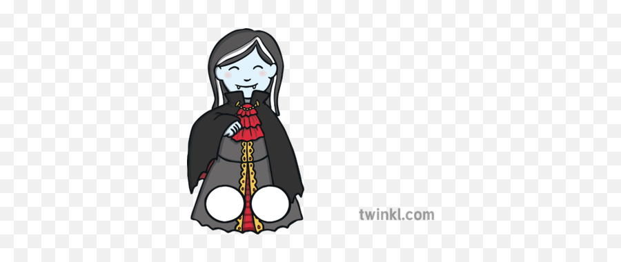 Vampire Finger Puppet With Holes Illustration - Twinkl Cartoon Png,Holes Png