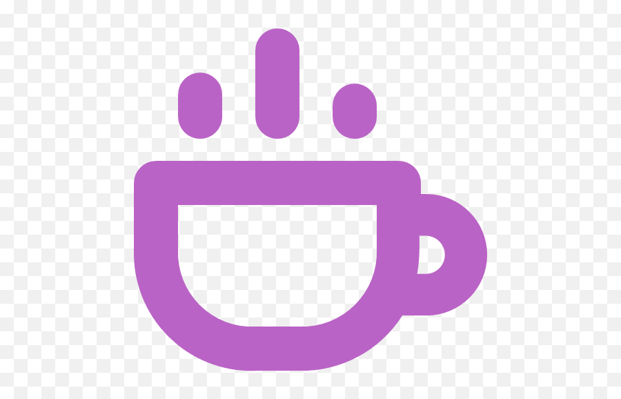 Cafe Coffee Cup Hot Icon - Bold Purple Free Samples Png,Hot Icon