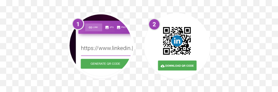 How To Create Linkedin Qr Code Share Your Profile With - Vertical Png,Linkedin Icon Color Code
