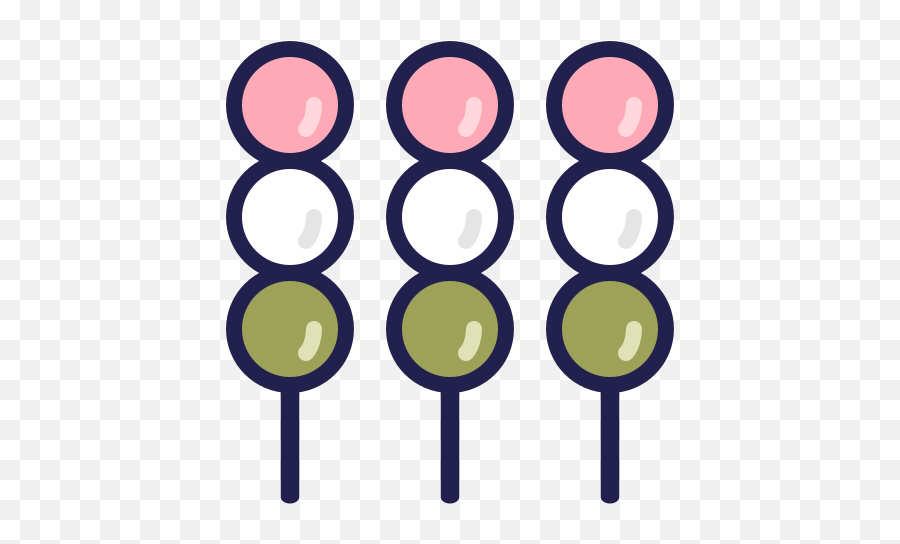 Dango Japan Sweet Japanese Food Cuisine Free Icon - Dot Png,Cuisine Icon