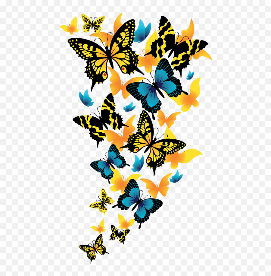 Download Butterflies Flying Transparent Background Png Image - Transparent Background Butterfly Png,Butterflies Transparent Background