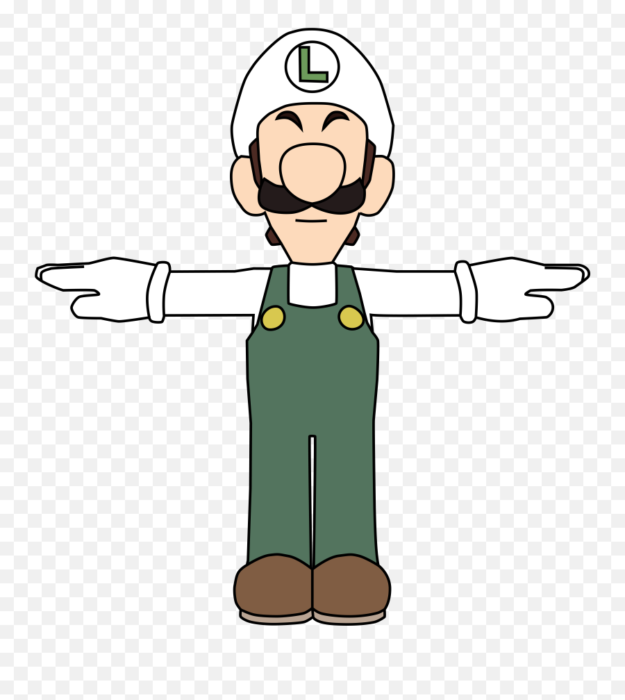 Open Assets] - T-Pose Luigi!